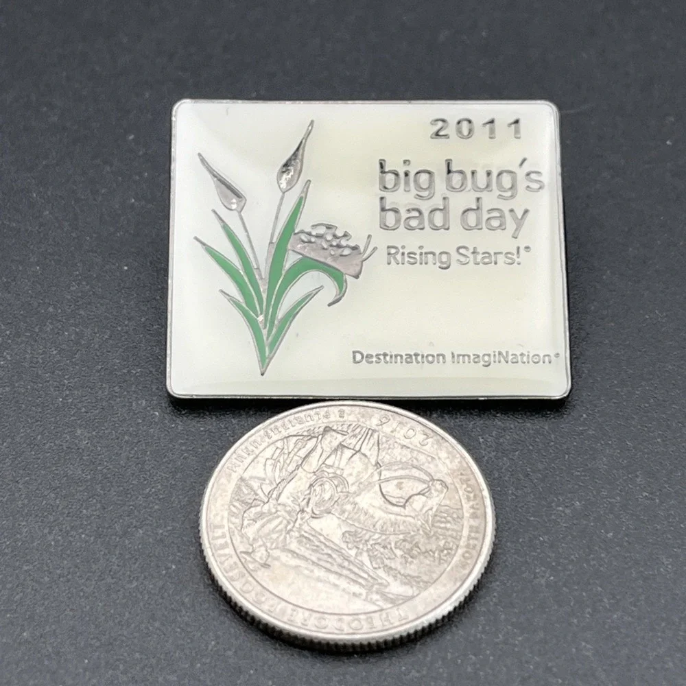 Destination Imagination DI Big Bug's Bad Day 2011 Lapel Hat‎ Pin